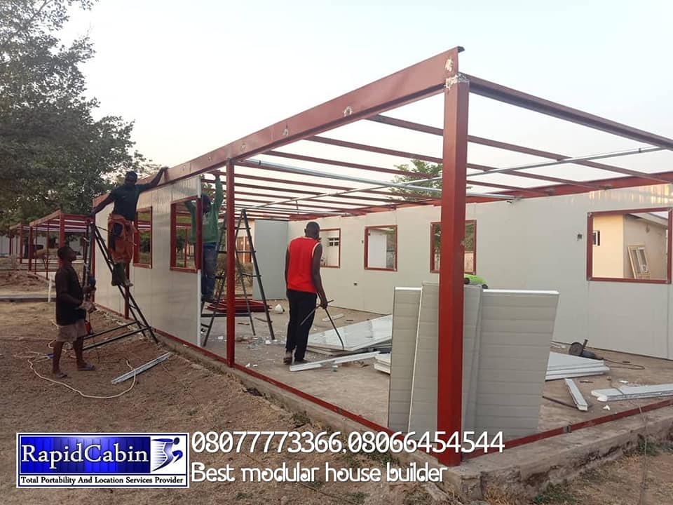 construction site office containers in Nigeria