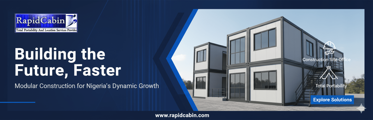 construction site office container in nigeria